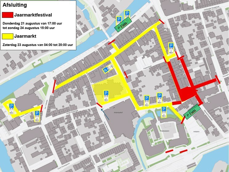 Verkeersmaatregelen Jaarmarkt