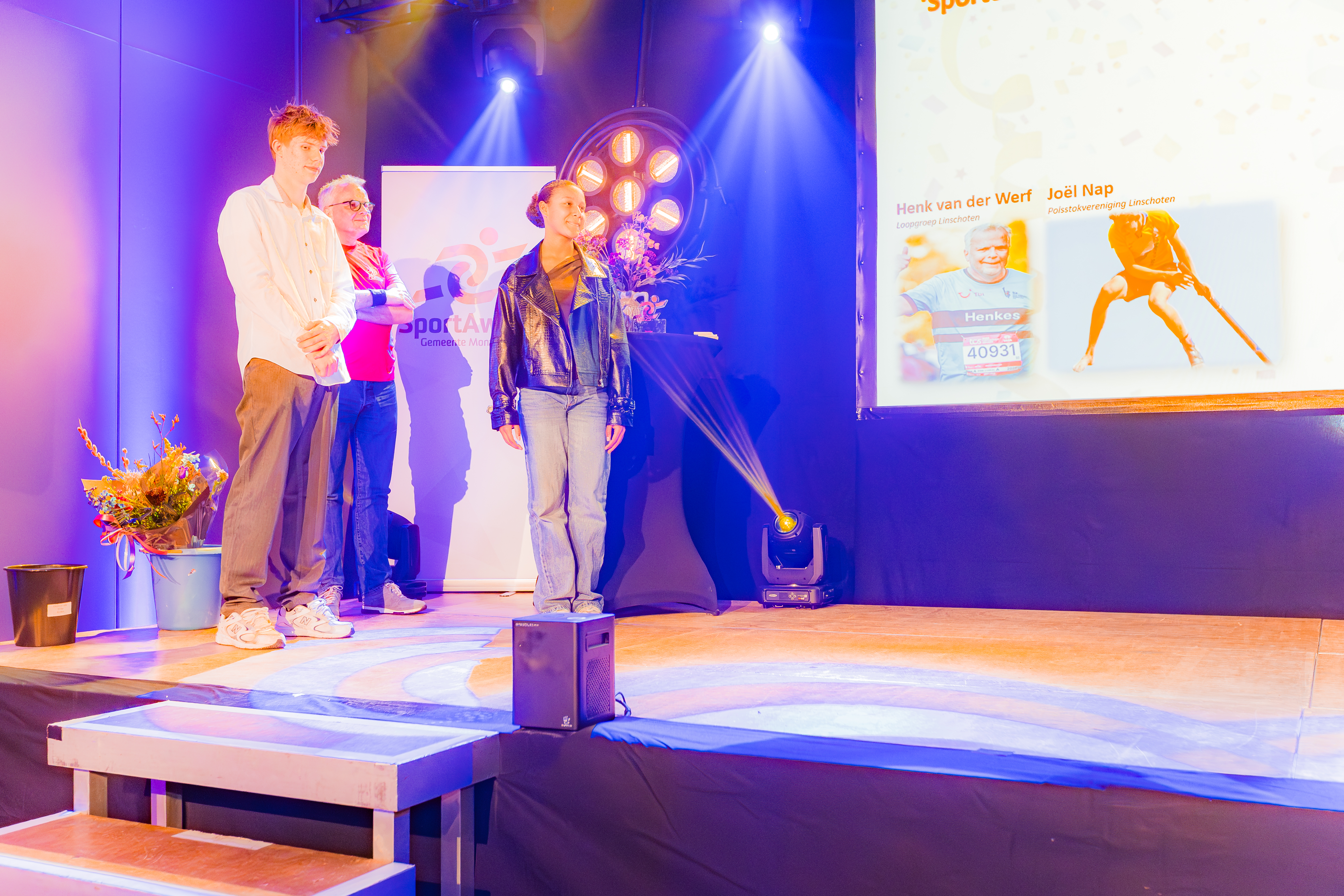 Henk, Joel en Jasmine